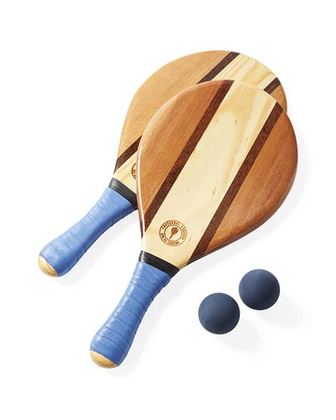 Coach Brand Beach Paddle Ball Set/ Ping Pong F63426 Navy .